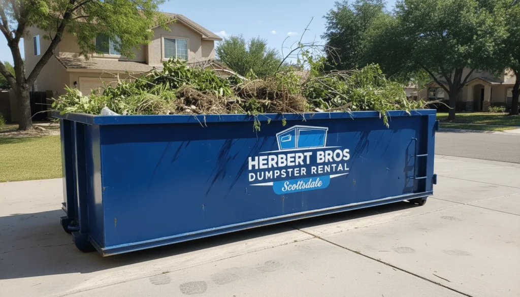 Yard Waste Dumpster Rental Scottsdale-img